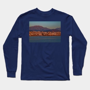 Greece. Crete. Approaching the city of Agios Nikolaos. Long Sleeve T-Shirt